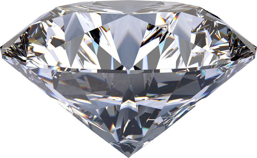 Cutout of a Large Diamond